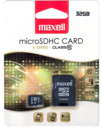 Maxell max854718 Micro SDHC 32GB, Klasse 10 mit Adapter