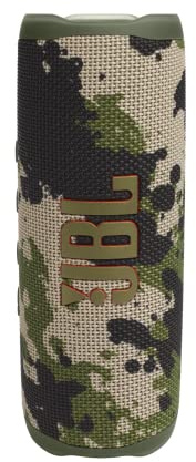 JBL Flip 6-Portable Bluetooth Speaker, Powerful Sound and Deep Bass, IPX7 Waterproof, 12 Hours of Playtime, PartyBoost for Multiple Speaker Pairing, Camo