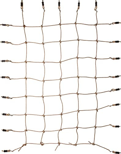 GK Kletternetz mit Maschenweite ca. 25x25 cm, Seile aus Polypropylen, Breite x Höhe: (150 x 200 cm)
