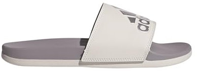 adidas Damen Adilette Comfort Adilette Comfort, Preloved Fig/Silver Metallic/Putty Mauve, 11 US