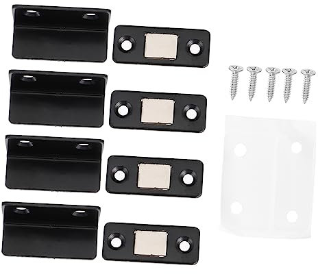 Ciieeo 4stücke Magnetischer Türverschluss Form Möbel-magnet-türverschluss Magnetverschluss Für Schranktüren Schubladentürstopper Geeignet Für Kleine Schränke Und Kommoden