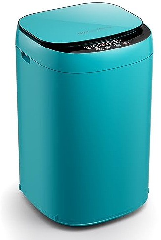 Giantex Portable Washing Machine, 7.7lbs Capacity All-in-One Washer Spinner Combo w/Drain Pump, 0.78 Cu.ft Laundry Washer w/ 10 Program, 3 Water Level, LED Display, Compact for Apartment RV