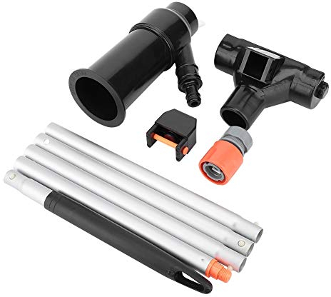 Gavigain Aspiratore a foglia per piscina con asta, aspiratore a getto per piscina e laghetto con spazzola, aspiratore per piscina a batteria per pulizia profonda, pulitore portatile per piscina, aspir