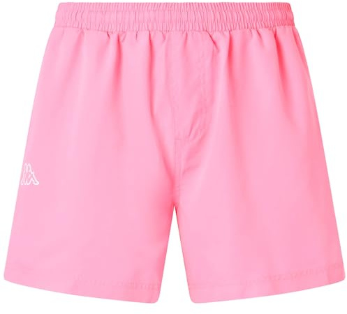 Kappa FULTOMI Logo Baddräkt Herr Hav Pool Simning Strand Boxershorts 331M4WW, neon fuchsia, XL