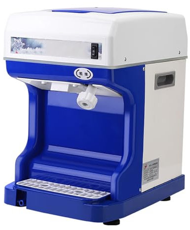 KHZKHC Macchina per Tritare Il Ghiaccio Elettrica da 2000 Ml, Macchina per Cubetti di Ghiaccio da Appoggio Domestica E Commerciale, capacità di Ghiaccio 120 kg/h, per Negozi tè al Latte, Caffetterie