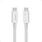 Anker Prime Thunderbolt 4 Cable, 3.3 ft USB C to USB C Cable, 240W Charging, 40Gbps Data Transfer, Supports 8K/4K Displays, For iPhone 16 Series, MacBook Air, iPad, Samsung (Thunderbolt 4-Certified)