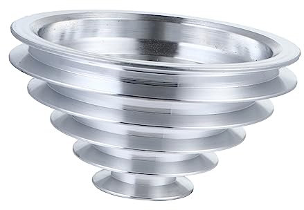 SOLUSTRE Keilriemenscheibe Für Zahnriemen Typ a Aluminium-pagodenrad Pagoden-riemenscheibe Silber Ca Außendurchmesser Geschwindigkeitsanforderungen