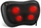 ALLJOY Coussin de Massage Shiatsu - Masseur Dos Chauffrant avec 4 Nœuds et 3 Vitesses Réglable, Appareil de Massage Nuque Cou Cervical, Cadeau pour Femme/Homme, Portable pour Maison Bureau Voiture