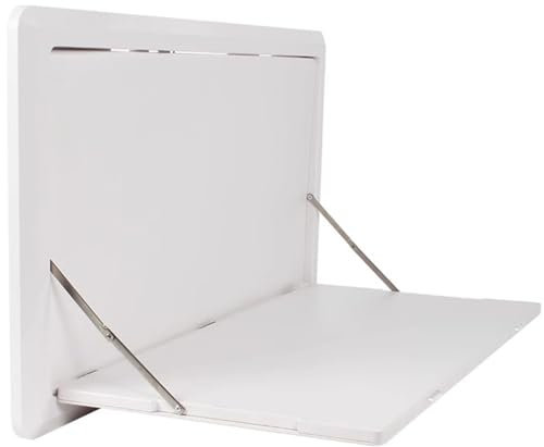 FLFLF Tavolo pieghevole per camper con montaggio laterale: tavolo da campeggio in alluminio resistente con installazione rapida, superficie esterna impermeabile per roulotte, cucina all'aperto e