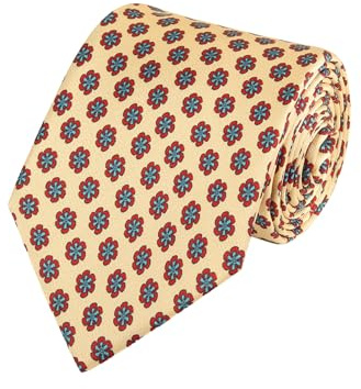 WANYING Herren Vintage Retro 9cm 3.54 Breite Krawatte Schlips Wide Necktie Stilvoll Mode Gedruckt Bunte Krawatte