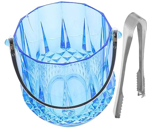 Hemobllo Pinzas para Cubos De Hielo Cubitera Portátil De Colores Contenedor para Fiestas Cubo De Agua Fría con Pinzas para Uso Doméstico y Eventos Sociales
