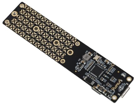 Xiuganpo Adaptador M.2 a USB SSD de Disipación de Calor de Alta Velocidad a Tarjeta Adaptadora USB3.2 Tipo C 10G para Transferencia Rápida de Datos, Adecuado para Todos, Material PCB