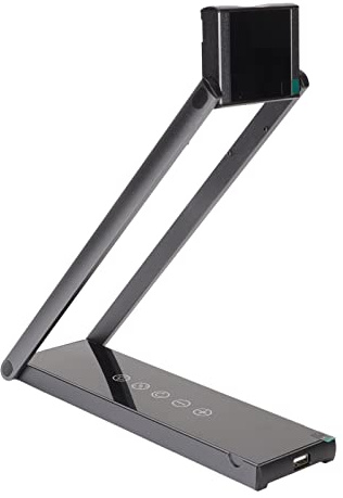 ANGGREK Cámara Web para Documentos 2 en 1 con USB 4K de 13 MP y Luz LED para Enseñanza y Conferencias en Línea