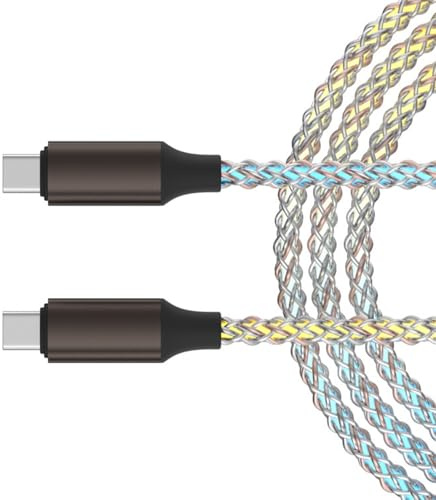 ZwaitL Cavo USB C a USB 66 W Ricarica Rapida 480Mbps Trasferimento Dati Rinforzato Fibra Intrecciata Universalmente per Telefono Tablet Tipo Cavo Veloce