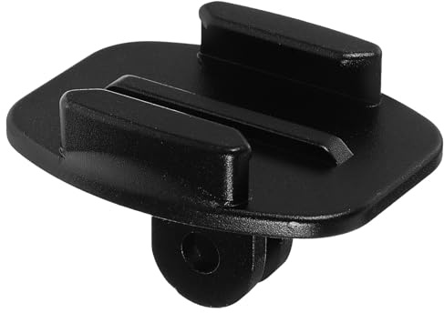 Adattatore per Fotocamera Sportiva a Sgancio Rapido in Lega di Alluminio | Nero, Stabile e Leggero, Facile da Trasportare, per Viaggi e Attività All'aperto