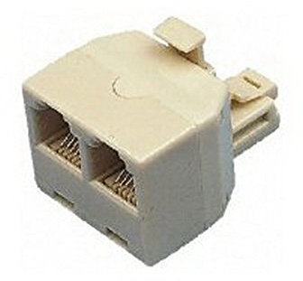 Linq Adattatore SDOPPIATORE Rete TELEFONICA RJ11 Maschio / 2 Femmina PROLUNGA Cavi