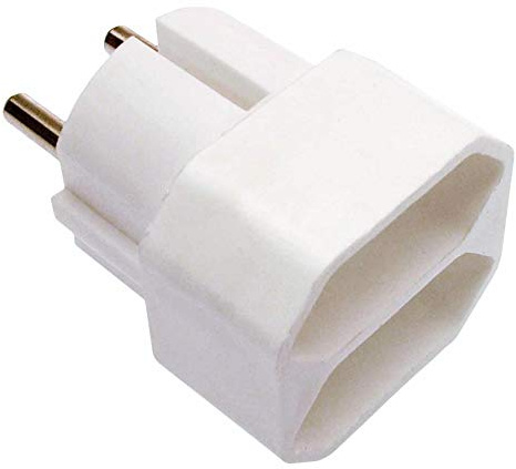Schwabe 48211 Double prise Euro, avec sécurité enfant Blanc