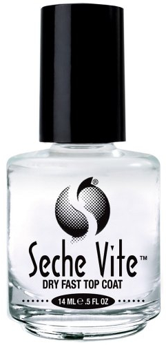6 BOTTLES Seche Vite Dry Fast Top Coat .5 oz PROFESSIONAL Clear High Gloss 83005 by Seche