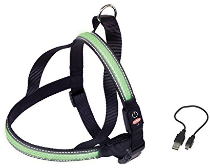 Nobby Norwegergeschirr Flash MESH, grün S: L: 50-65 cm + 48 cm, B: 25 mm, 1 Stück