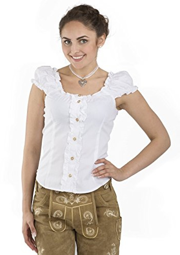 Schöneberger Trachten Couture - Blusa Trachten - Donna bianco 52