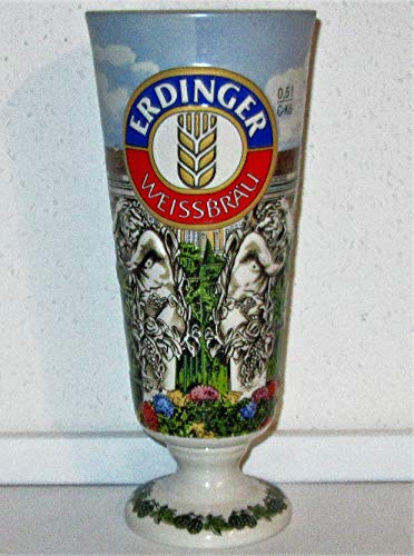 Erdinger collection tank/white beer tank/Weissbier Schloß Sanssouci / 1992 glass/glasses
