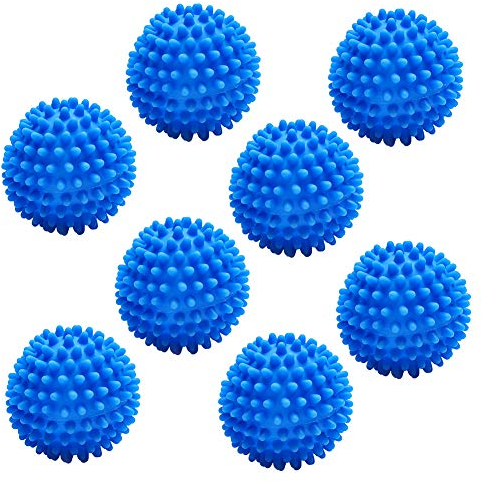JPYH 8 pcs Bolas de Secadora de Lavadora Reutilizables, Bolas para Secadora no se derriten, Pelotas de Secado para Lavandería Suavizante de Ropa Reducción Estática Ropa Más Suave