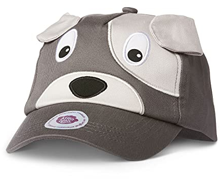 Affenzahn Sonnenhut für Kinder mit Hunde-Motiv aus 100% Baumwolle, Größe S, 32 x 18.5 x 1 cm, AFZ-BHS-001-026