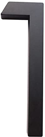 3D Floating House Plaque Numbers 12cm Matte Black Modern Numbe Door Home Street Address Mailbox Digital Outdoor Sign Plates 5Inch 0-9 Zinc Alloy Metal Lacquered with Screws for Indoor Hotel Rooms (1)