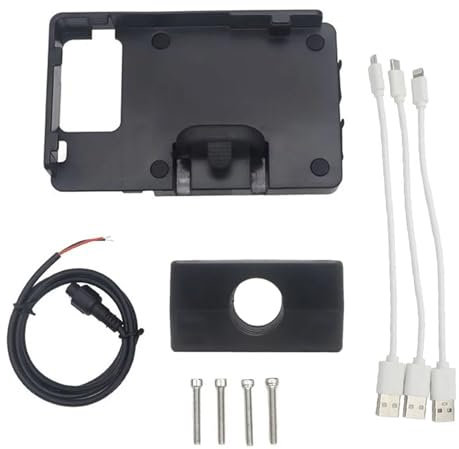 OUVECR GPS Halterung Motorrad Für CRF1000L Für Afrika Für Twin CRF1000L 2016 12mm 16mm 22mm Handy Motorrad Navigation Halterung USB Lade Halter Handyhalterung Motorrad(16mm Cut Connect)