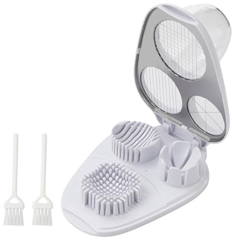 Cortador Huevos Duros con 3 tipos de cortadores,separador de huevo,Como ayuda de cocina para cortar huevos, mantequilla, fresas