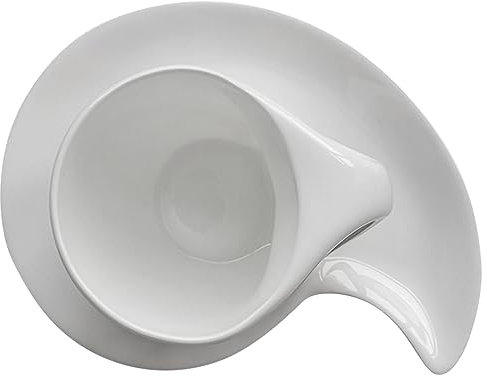 MAGICLULU Tazas De Café Porcelana Juego De Tazas Plato Kit De Té Diseño Elegante