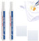 Stain Remover Pen, Portatile Smacchiatore, Penna Smacchiante Tessuti, Penna Smacchiante per Vestiti, Penna Smacchiante in Gel, 2 Pezzi Penna Smacchiatore per Vestiti con 2 Pezzi Panni in Microfibra