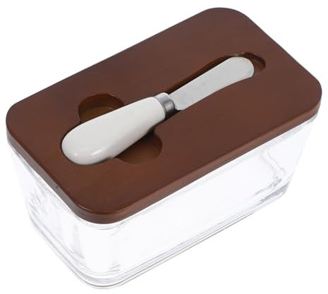 Gatuida 1 Set Burriera Ermetica Burriera Con Coperchio Burriera Con Coperchio Per Bancone Burriera Per Bancone Burriera Vintage Burriera Da Bancone Burriera Marrone Burro