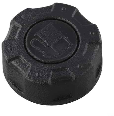 Tankdeckel für Rasenmäher, 5,5 x 5,5 x 2,2 cm, schwarz, für Loncin für QSS und für Alko Pro Rasenmäher, entworfen für Trimmer-Kraftstofftank (1 Stück)