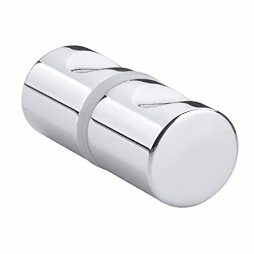 QHLMLL Paire de poignées de Porte de Douche, Bouton de Porte Dos à Dos en Alliage d'aluminium, poignée de Porte de Salle de Bain en Verre de Remplacement pour Cabine de Douche en Verre (Colonne lu
