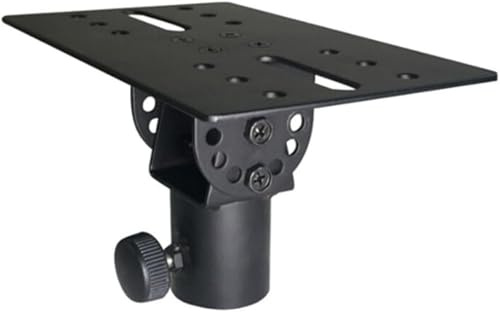 Drehbarer Lautsprecherständer, verstellbare Metallhalterung, Stativstange, geeignet für Bühnen- und Veranstaltungseinrichtung, Schwarz (35 mm)