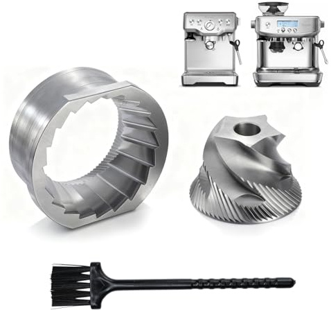 Set di macine coniche di ricambio Breville Macinacaffè Breville (Pre 1926 Pdc), adatto per macina espresso Breville Bes980/870/875/876/878 Parte di sbavatura per macchina da espresso, forma a 5 stelle