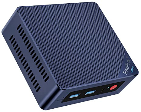 Beelink Mini PC Intel Alder Lake-N150(4C/4T, up to 3.6GHz), Mini S13 Mini Computer Windows 11 Home, 16GB RAM 500GB SSD Office Mini Desktop PC, 4K HDMI, WiFi 6/BT5.2/Dual 2.5G LAN