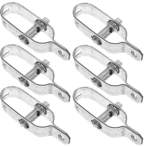 IMIKEYA 6 Pièces Tendeurs de Fil d'acier en Acier Moulé Argenté, Légers et Faciles à Utiliser, pour L'installation de Cadres et Dispositifs D'ombrage