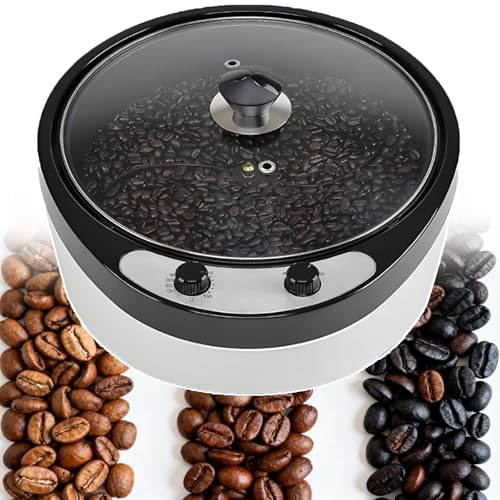 Hot Air Coffee Roaster Machine - Professional Electric Coffee Bean Roaster 300-800g, Food Grade Material, Visual Monitoring Window, Advanced Design for Home Use
