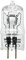 Omnilux 88294005 Lampe 120V 300W GX6.35 75H 6400 Lumens 3200K
