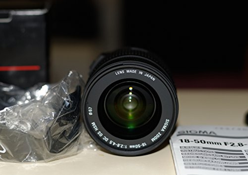 Sigma 18-50mm f2.8-4.5 DC OS HSM Lens for Nikon Digital SLR Cameras with APS C Sensors