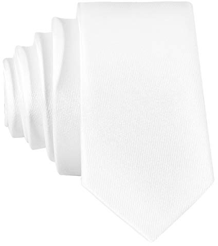DonDon schmale Krawatte 5 cm für Herren unifarben matt glänzend und gestreift