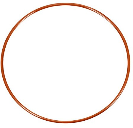 sourcingmap Silicone O-Ring, 125mm OD, 118.8mm ID, 3.1mm Width, VMQ Seal Rings Gasket, Red
