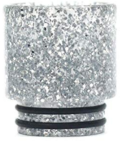 Golden Silver Star en Boquilla de Resina 810 Punta de Goteo para e-Cigarette 810 Atomizador Tanque RTA RDTA Vaporizador Sin Tabaco ni nicotina (Color : Silver)