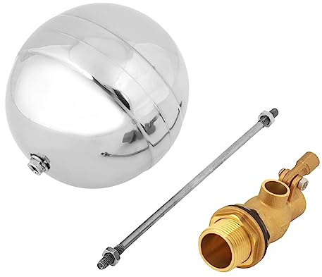 G3/4 Wasser Sensor Schwimmerventil, DN20 Edelstahl Einstellbare Außengewinde Wasser Sensor Schwimmerkugel Set