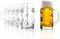 Stölzle Lausitz ISAR Lot de 6 chopes à bière 0,25 l / Chope à bière solide 0,25 l / verres à bière en verre soda citron / chope à bière passe au lave-vaisselle