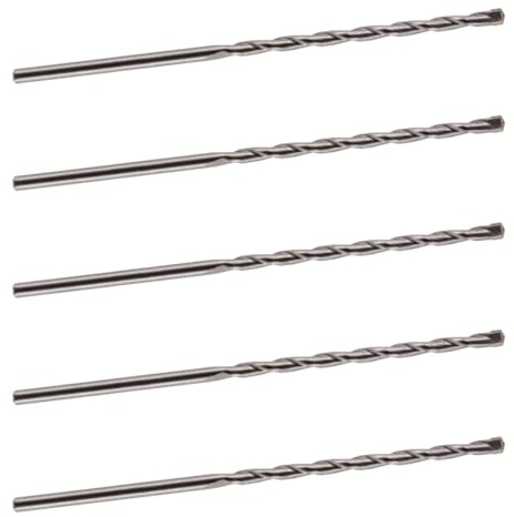 6mm x 150mm TCT Tipped Masonry Drill Bits (Pack Of 5) For Concrete Brick Porcelain Ceramic Tile Plastic Wood