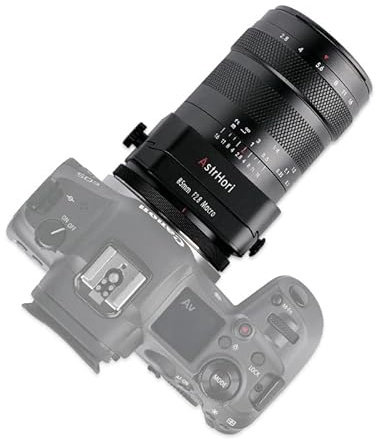 AstrHori 85 mm F2.8 Objectif macro plein format inclinable et téléobjectif moyen manuel compatible avec les appareils photo Canon RF