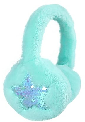 ISAKEN Kinder Ohrenschützer Winter Plüsch Ohrenwärmer Faltbare Plüsch Ohrenschutz Warme Ohrschutz Weiche Flauschige Outdoor Ohrwärmer Winter Accessoire für Frauen Mädchen Jungen Herren Damen